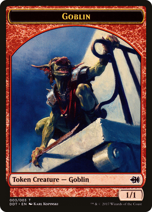 Goblin Token (DDT-003) [Misc] Duel Decks: Merfolk vs. Goblins Tokens MTG Single Wizards of the Coast