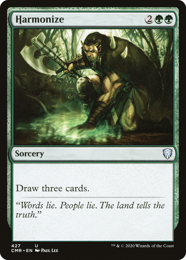 Harmonize (CMR-427) [Commander Legends] MTG Single Wizards of the Coast