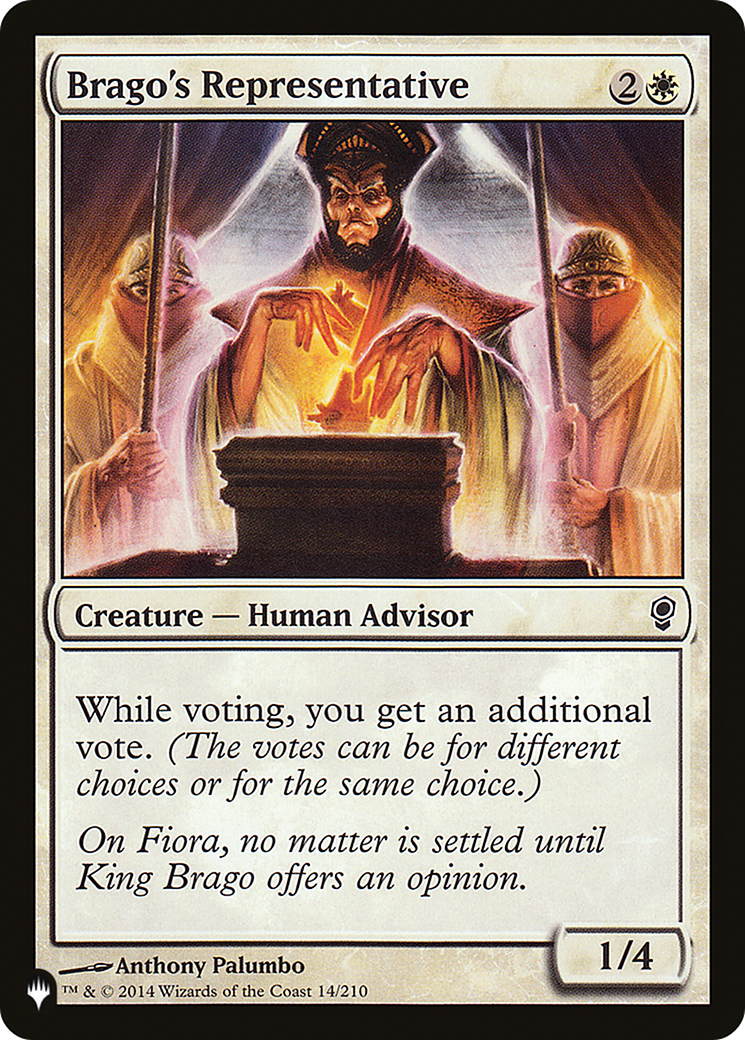 Brago's Representative (LIST-CNS-14) [Mystery Booster] The List MTG Single Wizards of the Coast