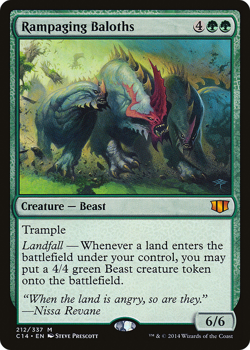 Rampaging Baloths (C14-212) [Commander 2014] MTG Single Wizards of the Coast