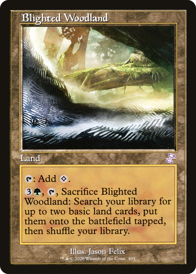Blighted Woodland (TSR-405) [Time Spiral Remastered] Foil MTG Single Wizards of the Coast
