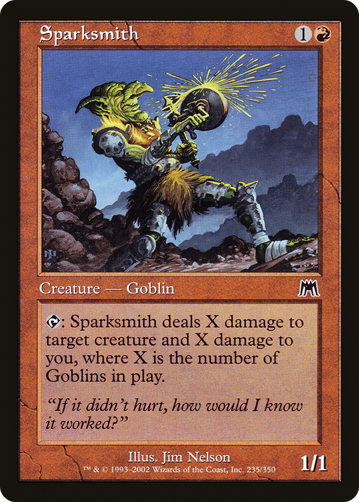 Sparksmith (ONS-235) [Onslaught] MTG Single Wizards of the Coast