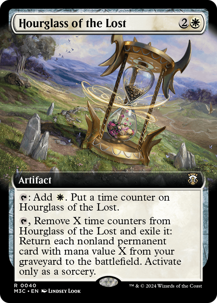 Hourglass of the Lost (M3C-040) [Modern Horizons 3 Commander] (Extended Art) MTG Single Modern Horizons 3 Commander