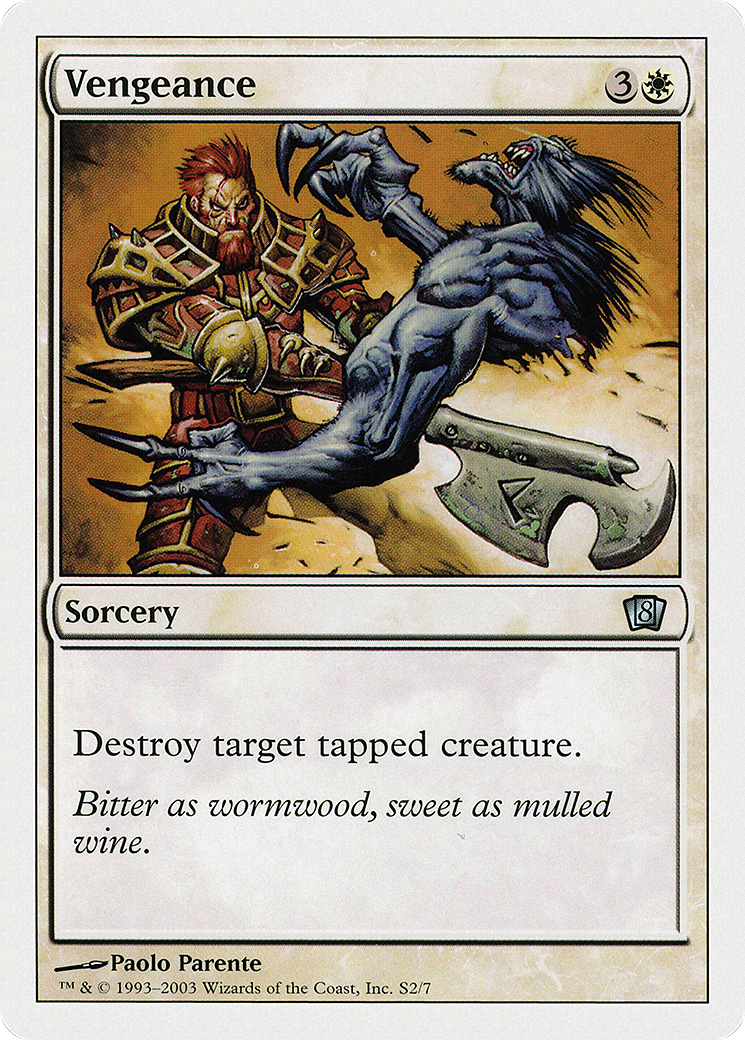 Vengeance (8ED-0S2) [Eighth Edition] MTG Single Wizards of the Coast