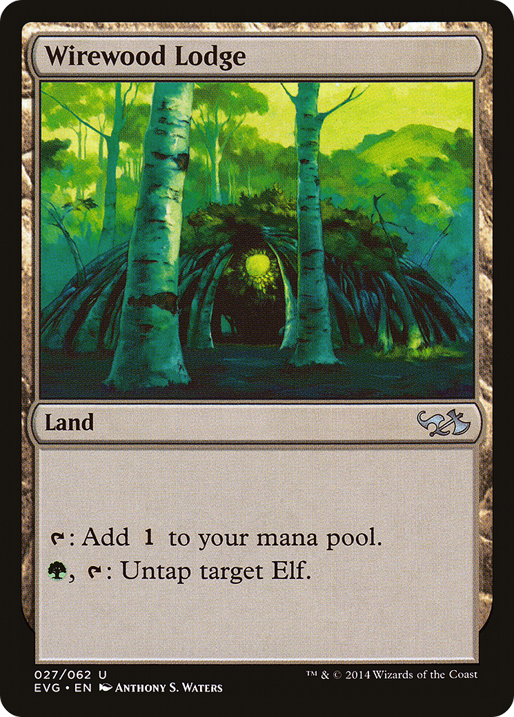 Wirewood Lodge (DD3-) [Misc] Duel Decks Anthology: Elves vs. Goblins MTG Single Wizards of the Coast