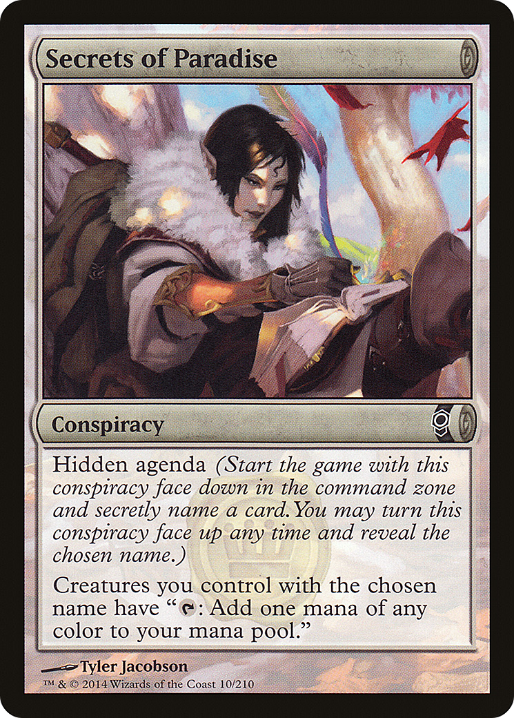 Secrets of Paradise (CNS-010) [Conspiracy] Foil MTG Single Wizards of the Coast