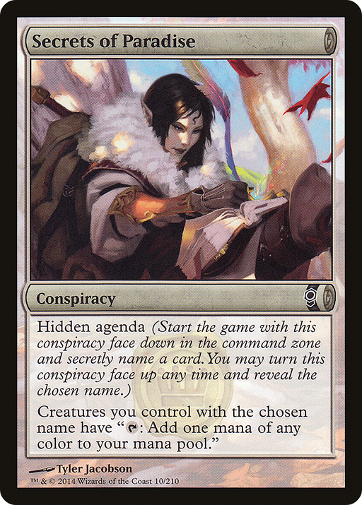 Secrets of Paradise (CNS-010) [Conspiracy] Foil MTG Single Wizards of the Coast