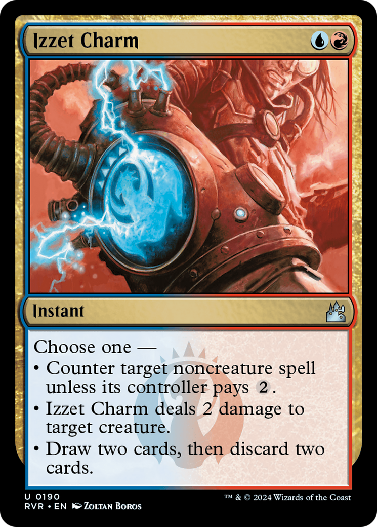 Izzet Charm (RVR-190) [Ravnica Remastered] Foil MTG Single Wizards of the Coast