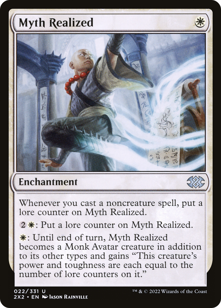 Myth Realized (2X2-022) [Double Masters 2022] Foil MTG Single Wizards of the Coast