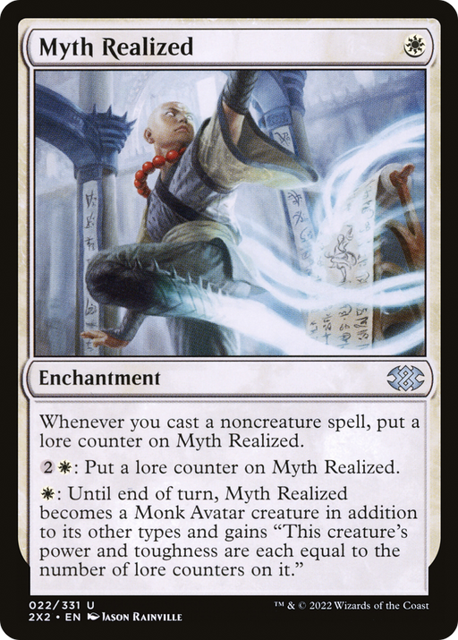 Myth Realized (2X2-022) [Double Masters 2022] Foil MTG Single Wizards of the Coast