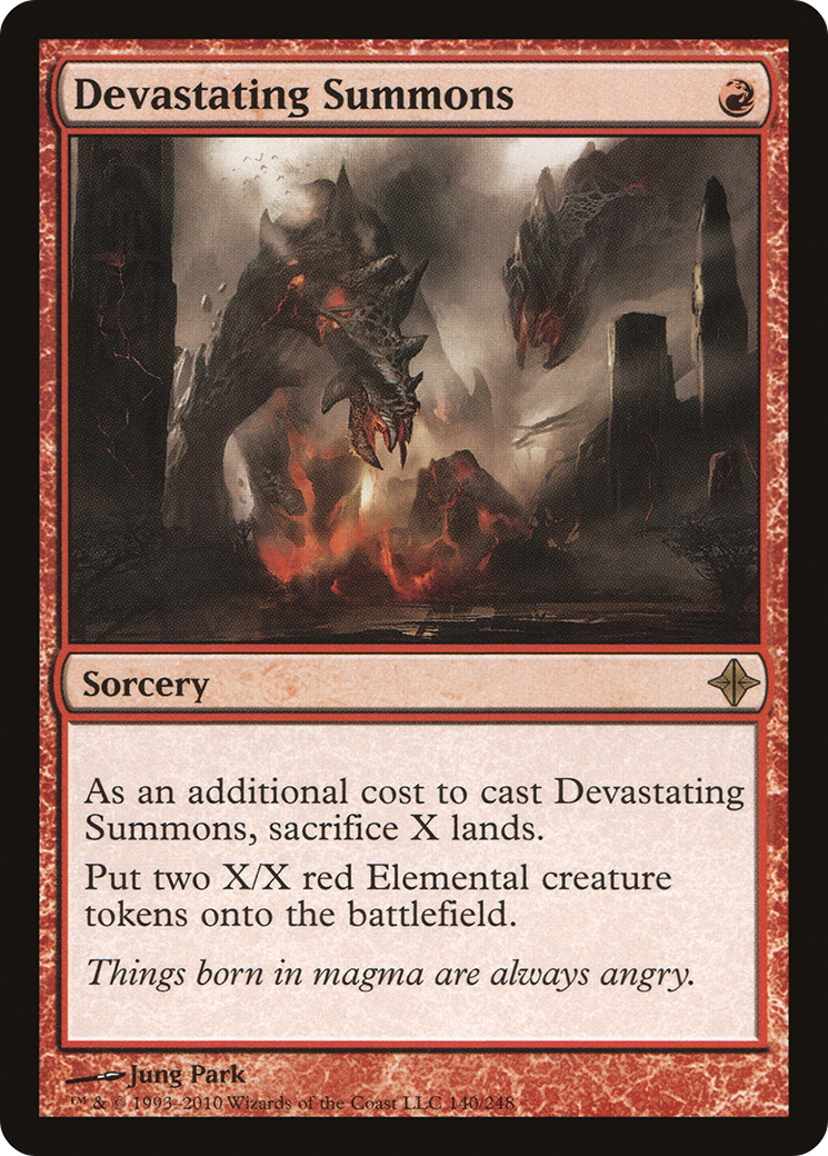 Devastating Summons (ROE-140) [Rise of the Eldrazi] MTG Single Wizards of the Coast
