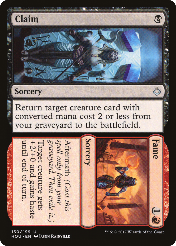 Claim // Fame (HOU-150) [Hour of Devastation] Foil MTG Single Wizards of the Coast