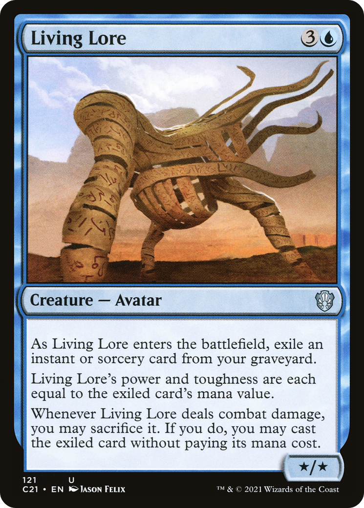 Living Lore (C21-121) [Commander 2021] MTG Single Wizards of the Coast
