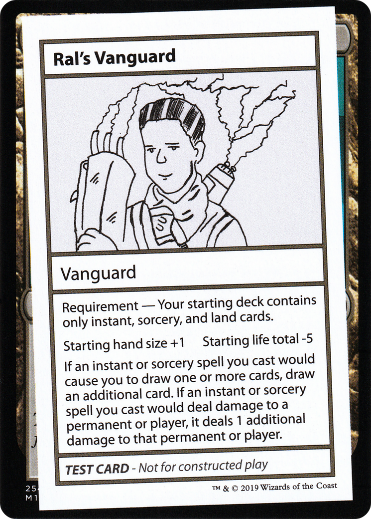 Ral's Vanguard (CMB1-001) [Mystery Booster] Playtest Cards 2021 MTG Single Wizards of the Coast