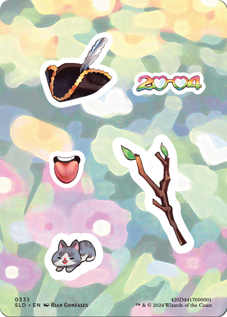 Sticker Sheet (0335) (SLD-335) [Secret Lair] Drop MTG Single Wizards of the Coast