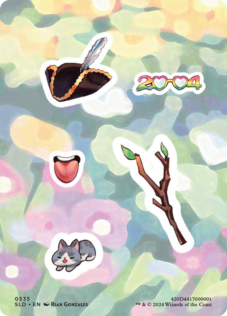 Sticker sheet (SLD-335) [Secret Lair] Drop MTG Single Wizards of the Coast