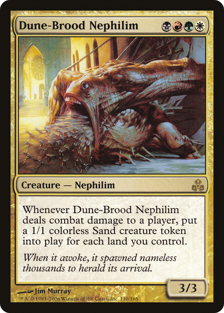 Dune-Brood Nephilim (GPT-110) [Guildpact] Foil MTG Single Wizards of the Coast