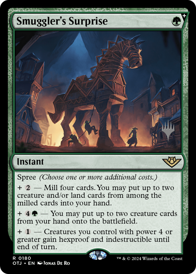 Smuggler's Surprise (PPOTJ-180) [Outlaws of Thunder Junction Promos] MTG Single Wizards of the Coast