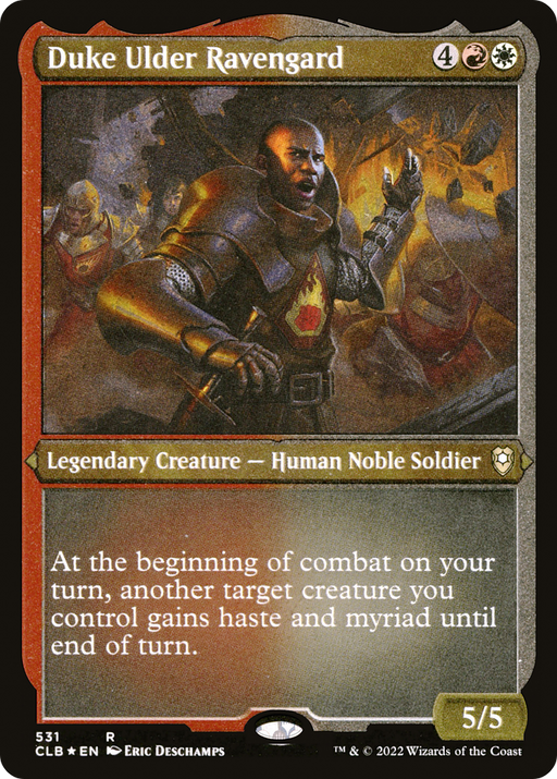 Duke Ulder Ravengard (CLB-531) [Commander Legends: Battle for Baldur's Gate] Etched Foil MTG Single Wizards of the Coast
