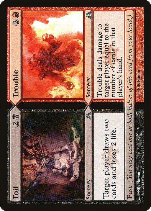 Toil // Trouble (DGM-133) [Dragon's Maze] Foil MTG Single Wizards of the Coast