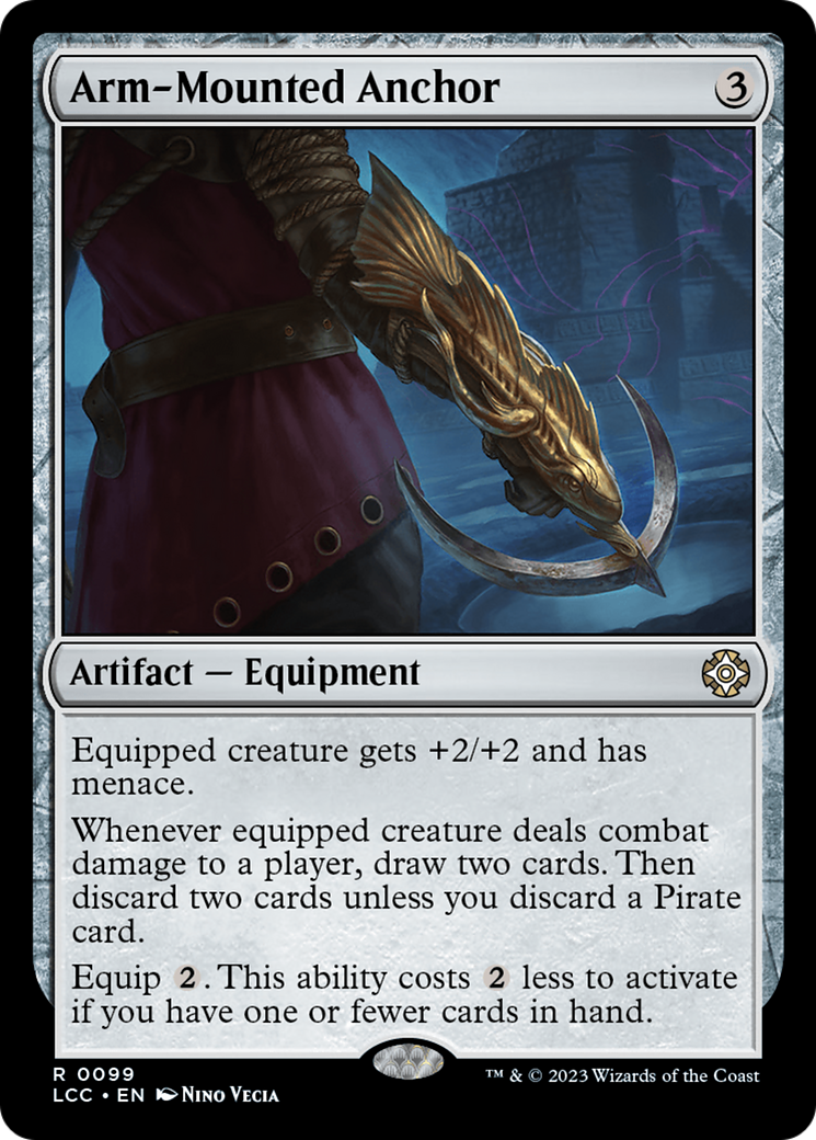 Arm-Mounted Anchor (LCC-099) [The Lost Caverns of Ixalan Commander] MTG Single Wizards of the Coast