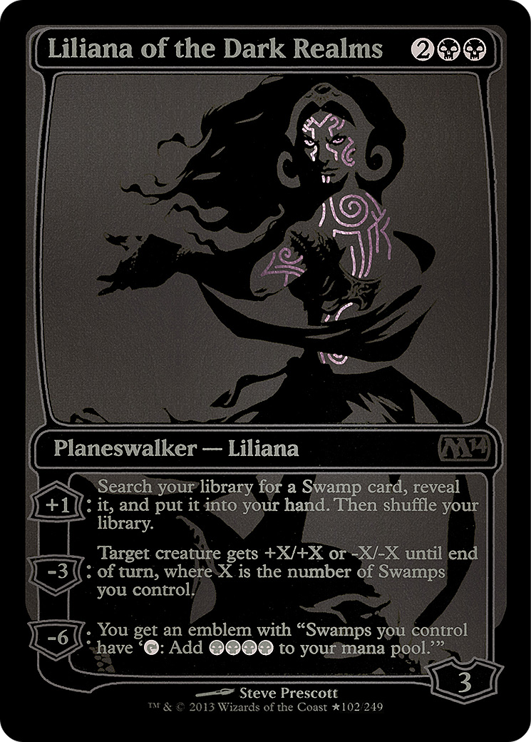 Liliana of the Dark Realms (SDCC 2013 Exclusive) (MEDIA-102) [Misc] San Diego Comic-Con 2013 Foil MTG Single Wizards of the Coast