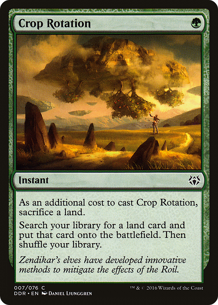Crop Rotation (DDR-007) [Misc] Duel Decks: Nissa vs. Ob Nixilis MTG Single Wizards of the Coast