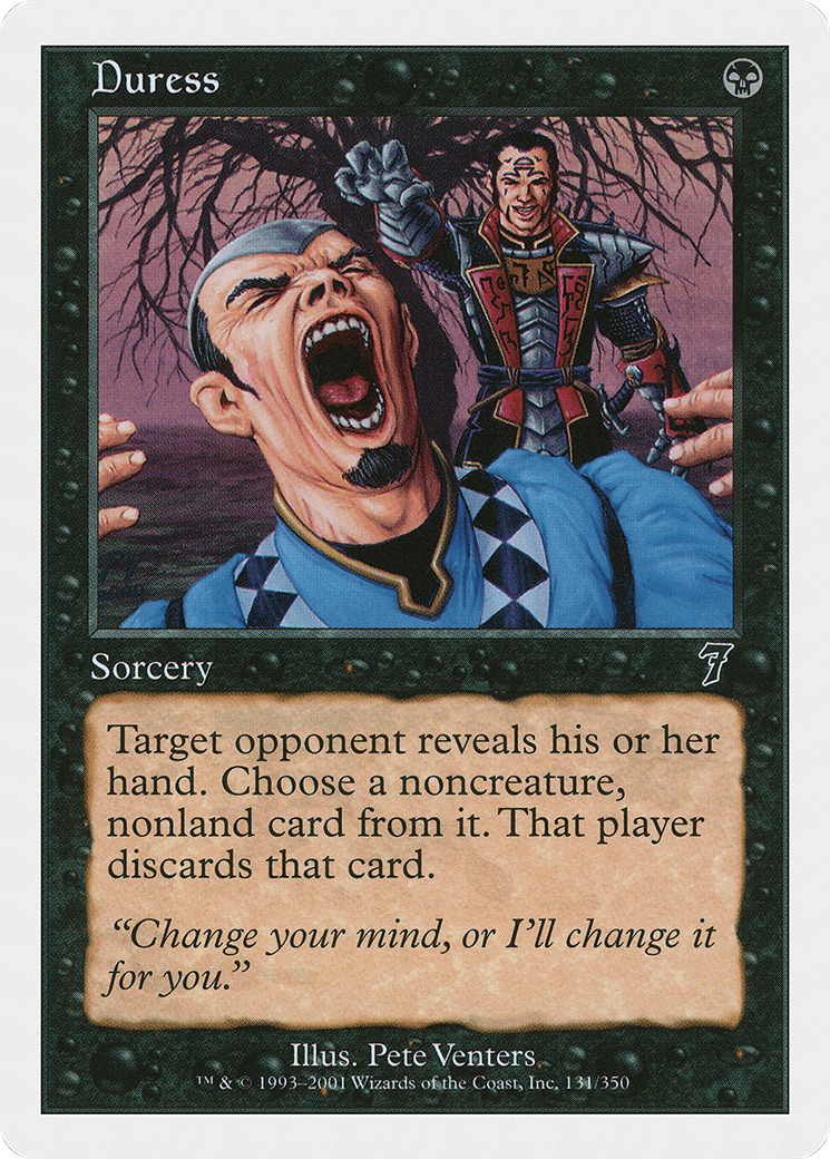 Duress (7ED-131) [7th Edition] MTG Single Wizards of the Coast