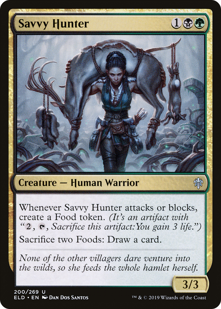 Savvy Hunter (ELD-200) [Throne of Eldraine] MTG Single Wizards of the Coast