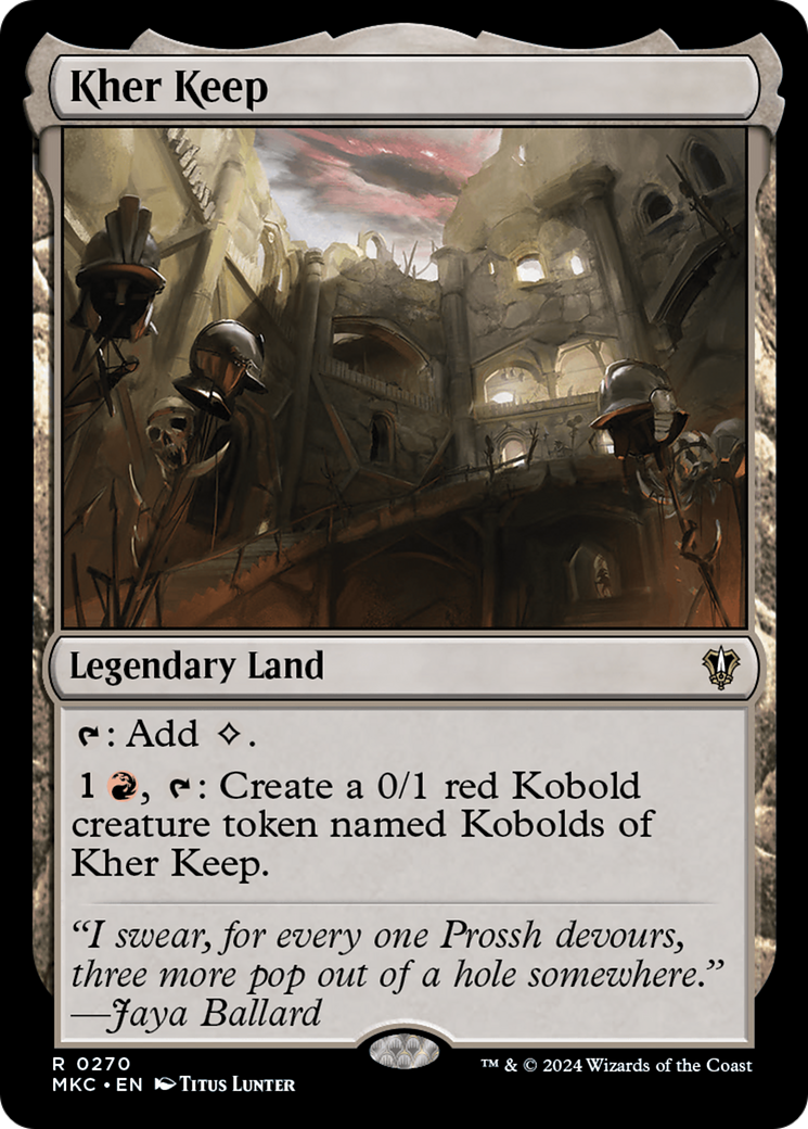 Kher Keep (MKC-270) [Murders at Karlov Manor Commander] MTG Single Wizards of the Coast
