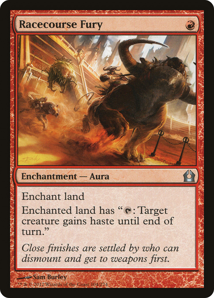 Racecourse Fury (RTR-104) [Return to Ravnica] MTG Single Wizards of the Coast