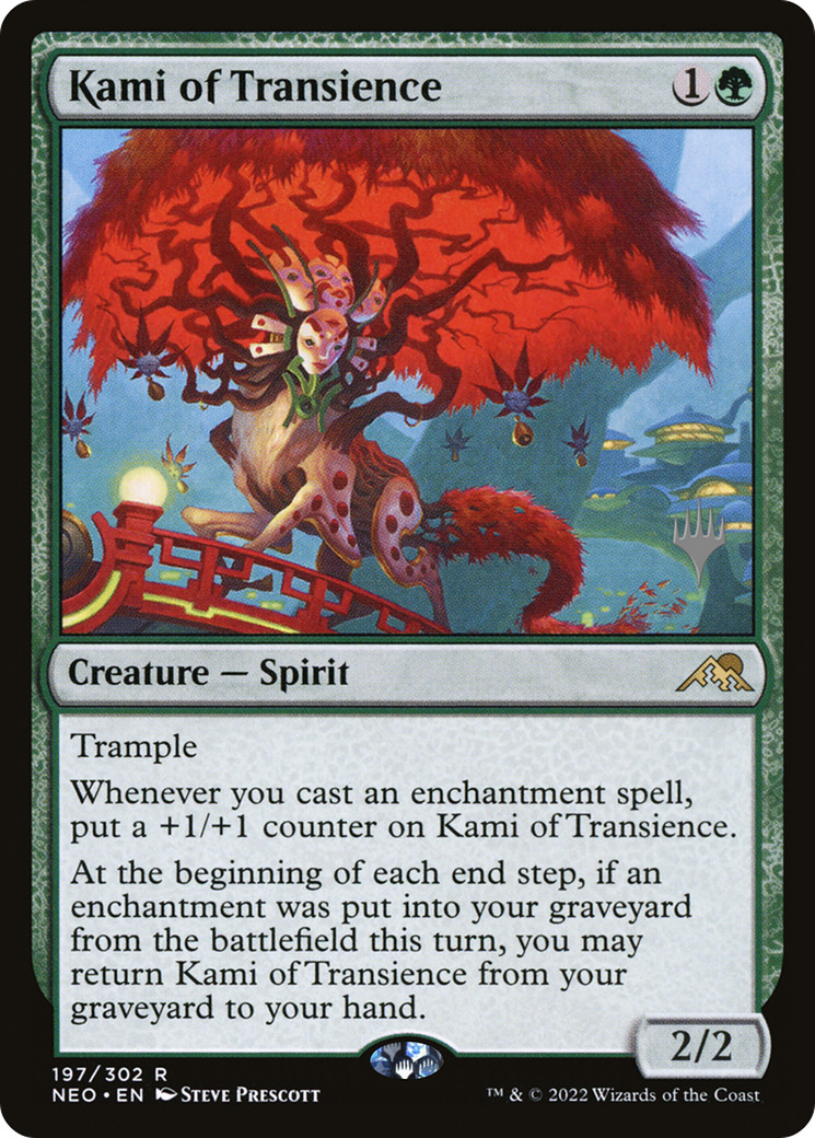 Kami of Transience (PPNEO-197P) [Kamigawa: Neon Dynasty Promos] MTG Single Wizards of the Coast