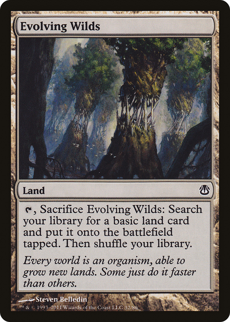 Evolving Wilds (DDH-032) [Misc] Duel Decks: Ajani vs. Nicol Bolas MTG Single Wizards of the Coast