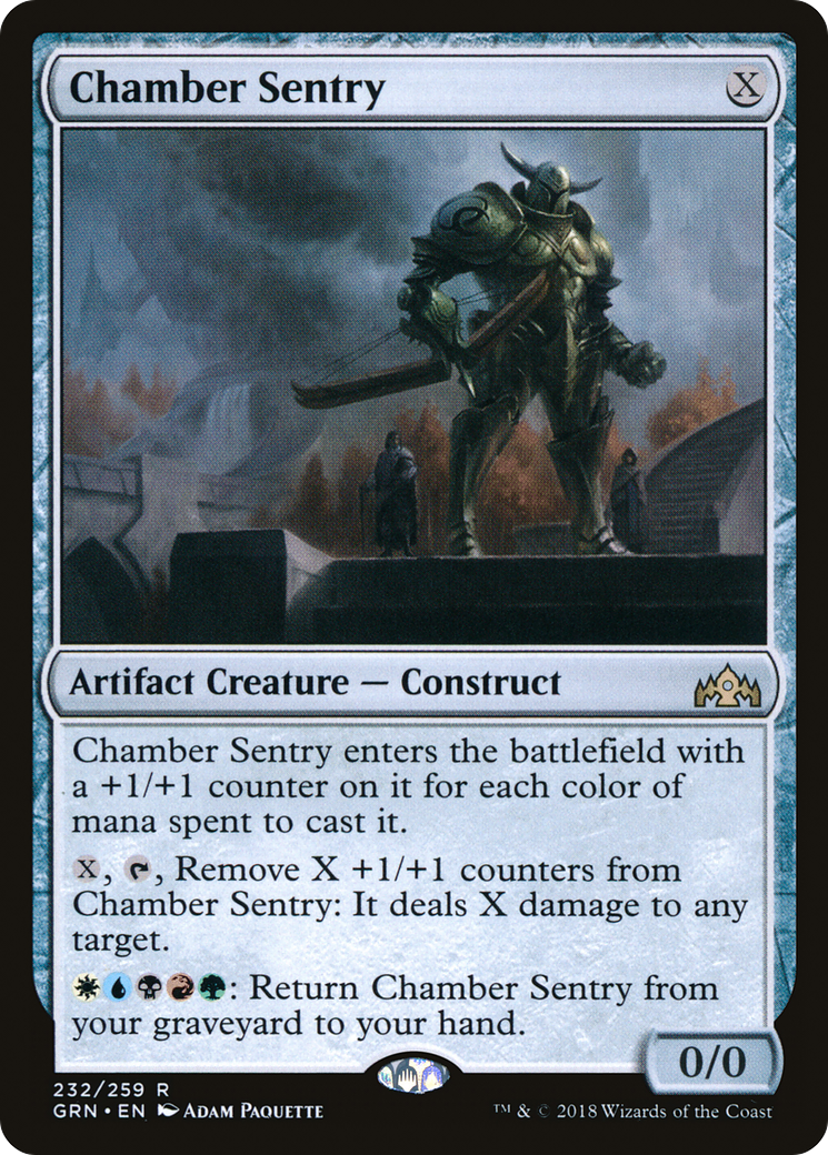 Chamber Sentry (GRN-232) [Guilds of Ravnica] MTG Single Wizards of the Coast