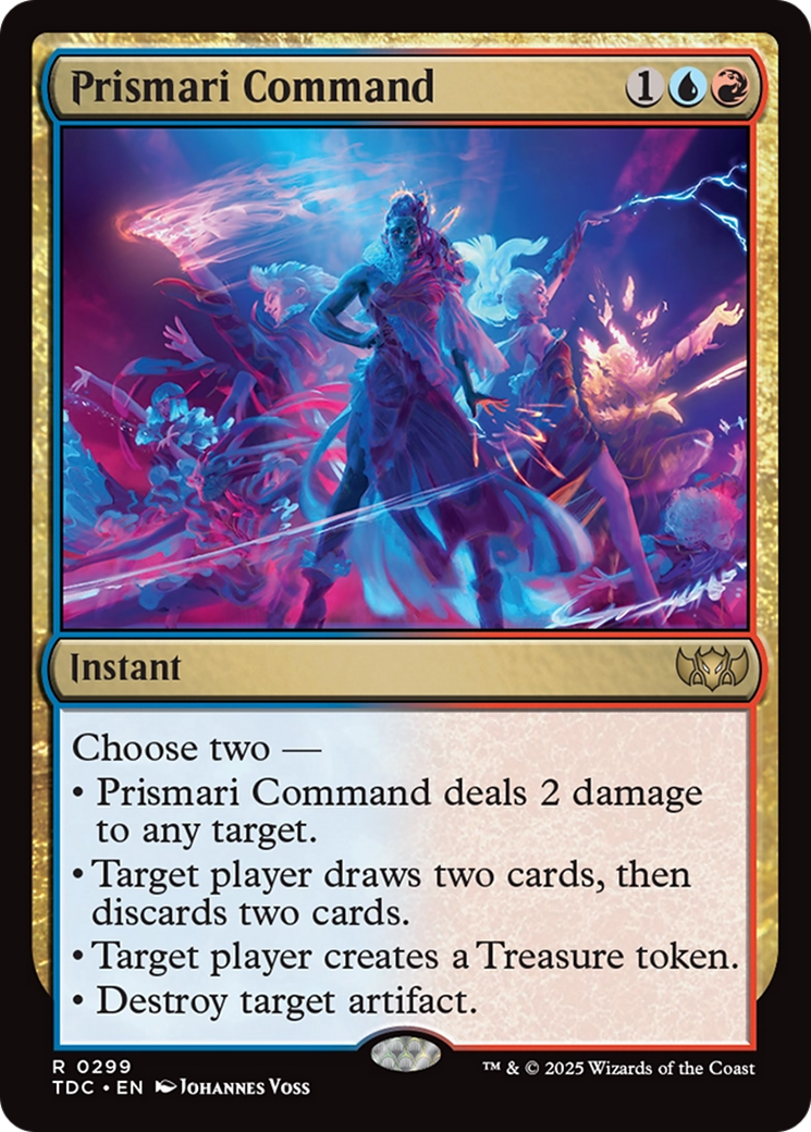 Prismari Command (TDC-299) [Commander: Tarkir: Dragonstorm] MTG Single Wizards of the Coast