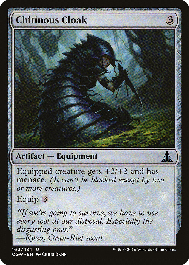 Chitinous Cloak (OGW-163) [Oath of the Gatewatch] Foil MTG Single Wizards of the Coast