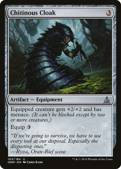 Chitinous Cloak (OGW-163) [Oath of the Gatewatch] MTG Single Wizards of the Coast