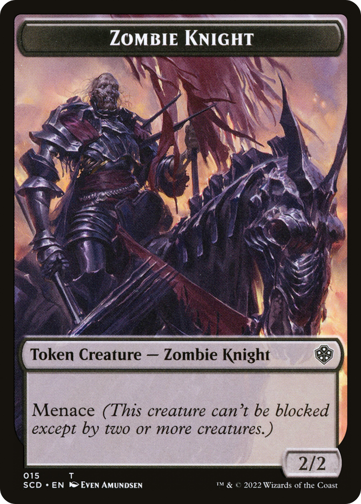 Zombie Knight (TSCD-015) [Tokens] Starter Commander Deck Tokens MTG Single Wizards of the Coast