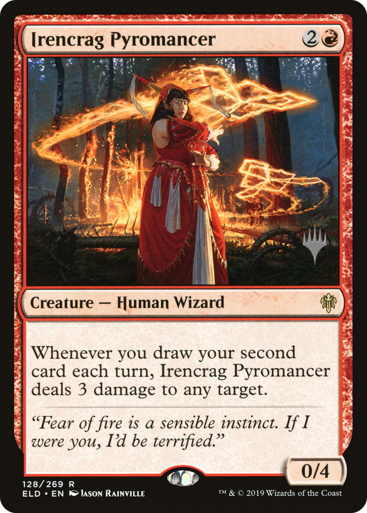 Irencrag Pyromancer (PPELD-128P) [Throne of Eldraine Promos] Foil MTG Single Wizards of the Coast
