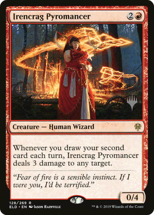 Irencrag Pyromancer (PPELD-128P) [Throne of Eldraine Promos] Foil MTG Single Wizards of the Coast