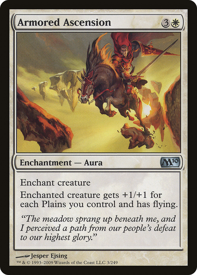 Armored Ascension (M10-003) [Magic 2010] Foil MTG Single Wizards of the Coast