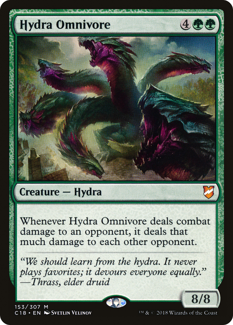 Hydra Omnivore (C18-153) [Commander 2018] MTG Single Wizards of the Coast