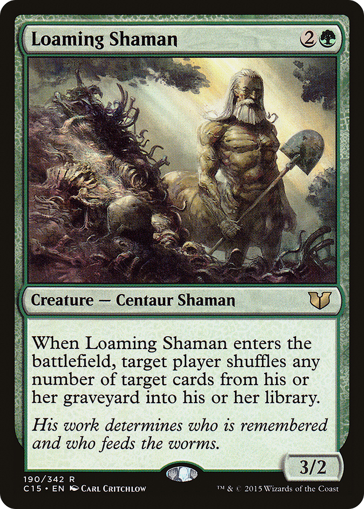 Loaming Shaman (C15-190) [Commander 2015] MTG Single Wizards of the Coast