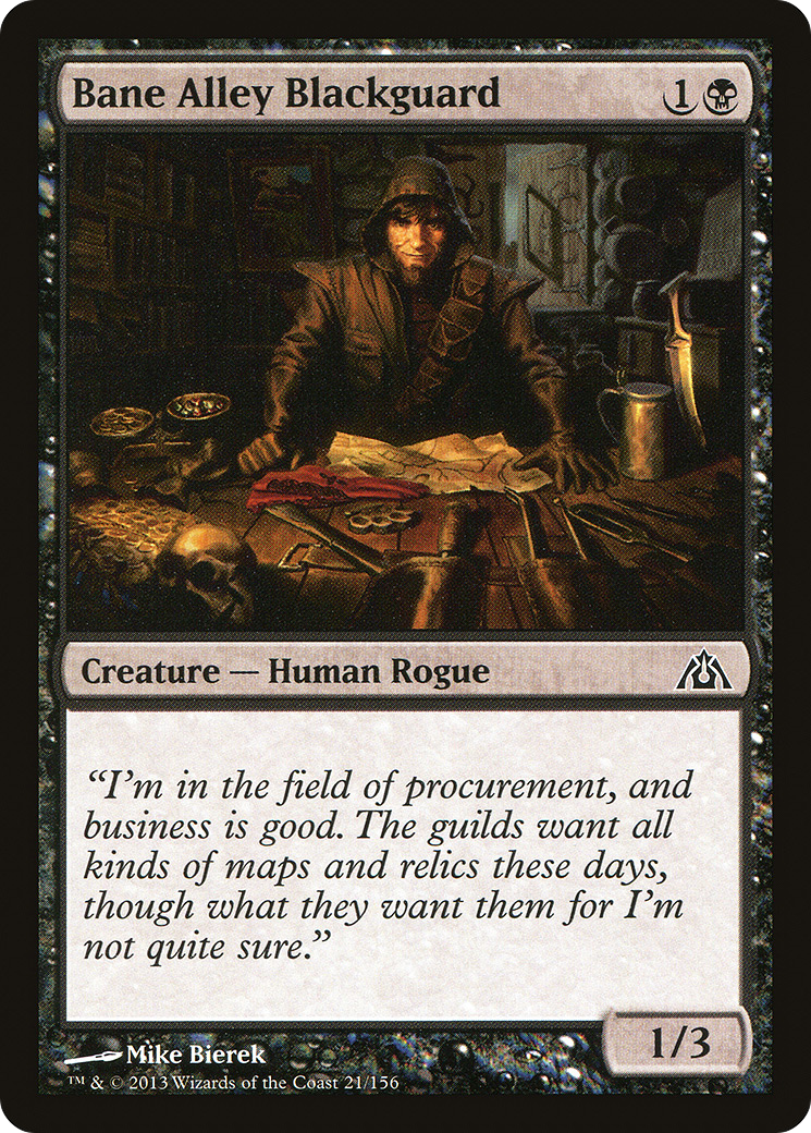 Bane Alley Blackguard (DGM-021) [Dragon's Maze] Foil MTG Single Wizards of the Coast