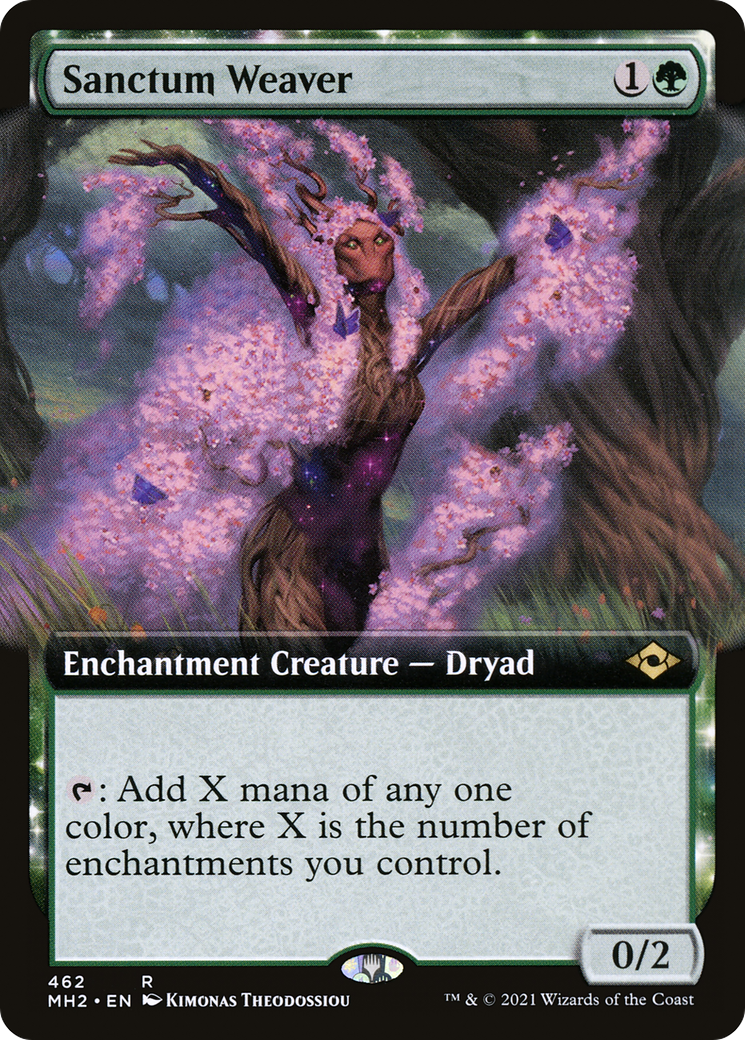 Sanctum Weaver (MH2-462) [Modern Horizons 2] (Extended Art) MTG Single Modern Horizons 2