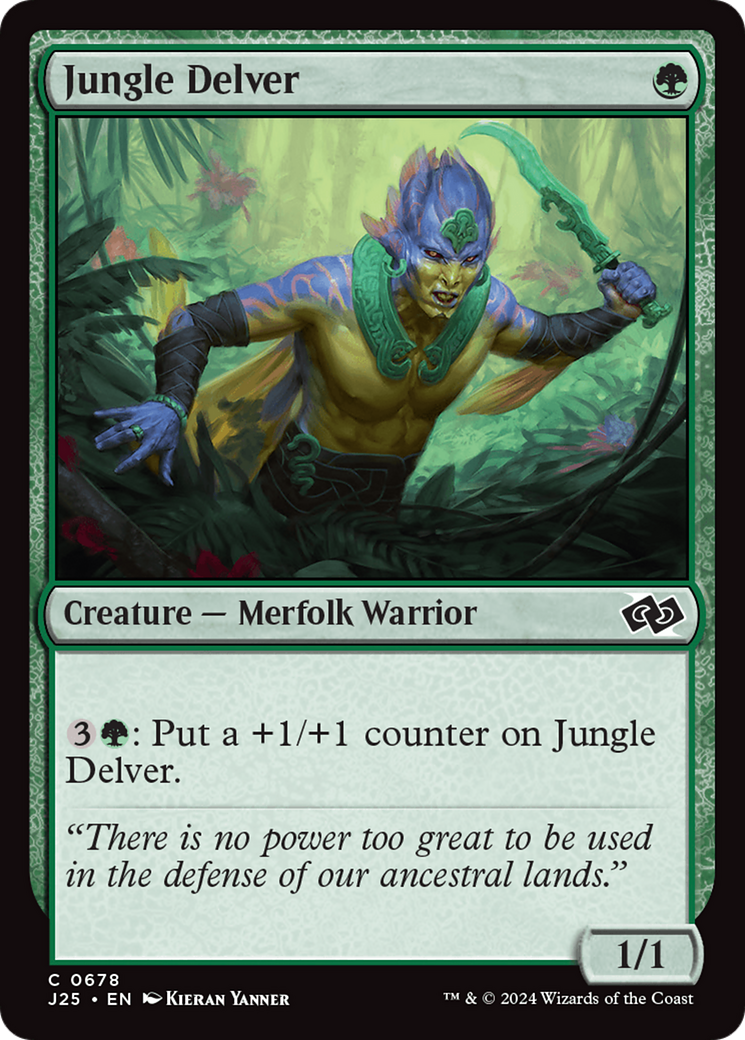 Jungle Delver (J25-678) [Foundations Jumpstart] MTG Single Wizards of the Coast