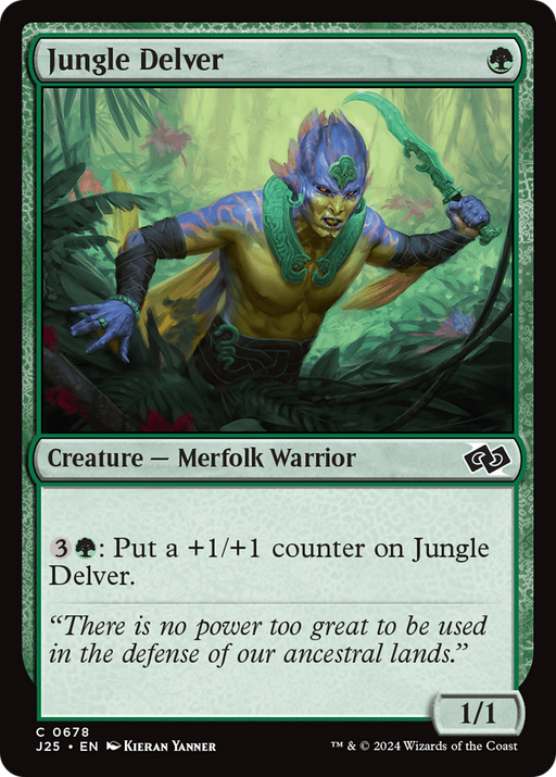 Jungle Delver (J25-678) [Foundations Jumpstart] MTG Single Wizards of the Coast