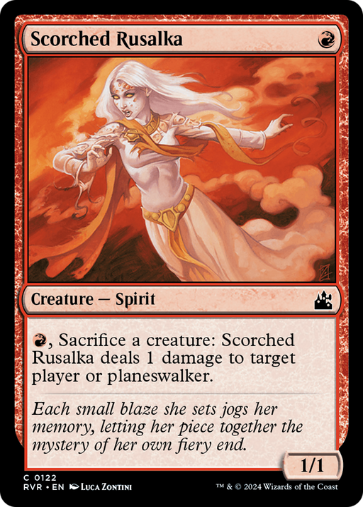 Scorched Rusalka (RVR-122) [Ravnica Remastered] MTG Single Wizards of the Coast