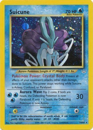 Suicune (14) (/64) Unlimited Holofoil [Vintage: Neo Revelation] Pokemon Single Pokémon