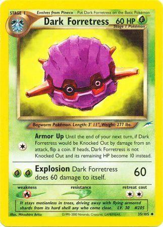 Dark Forretress (/105) Unlimited [Vintage: Neo Destiny] Pokemon Single Pokémon